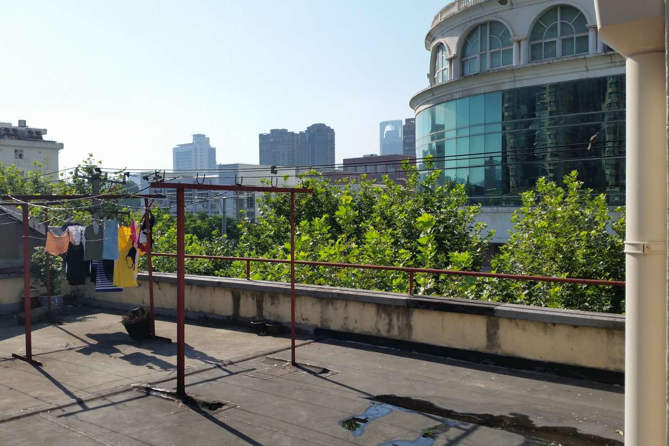 Apartment featured image, rooftop view.